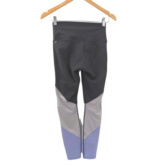 Fabletics Powerhold High Waist Leggings Womens XS Gray Purple Athletic Workout - Picture 4 of 11